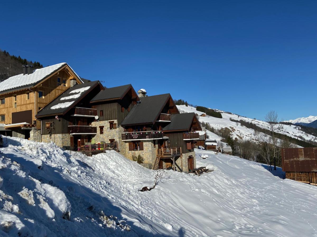 Chalet Lucie LE CHEVAL NOIR Valmorel Extérieur photo