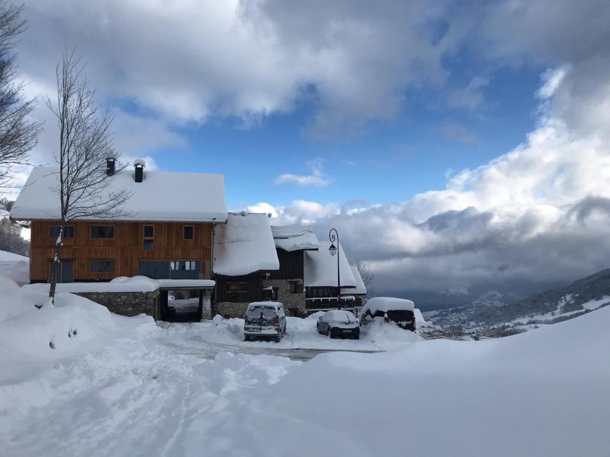 Chalet Lucie LE CHEVAL NOIR Valmorel Extérieur photo