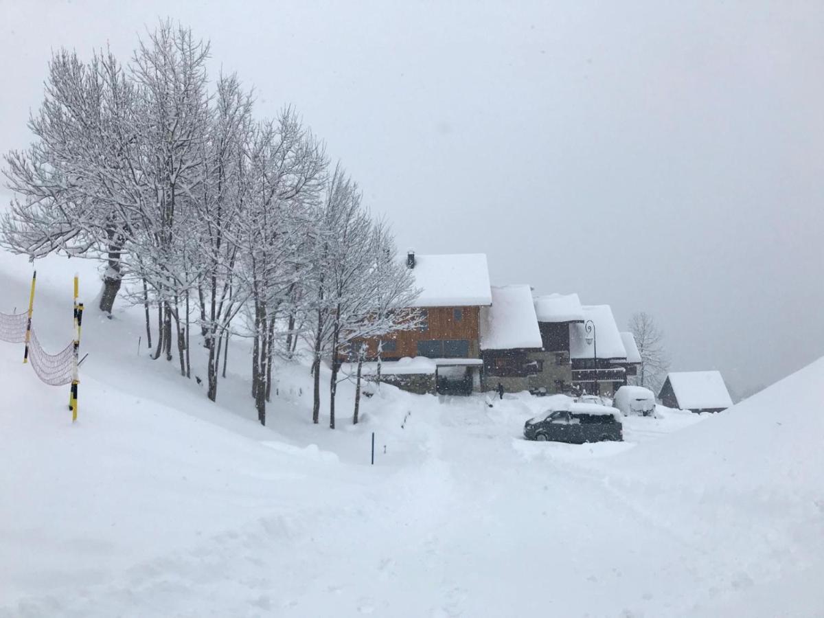 Chalet Lucie LE CHEVAL NOIR Valmorel Extérieur photo